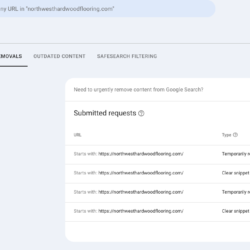 VMS Data removes cancelled client from Google Search Console again