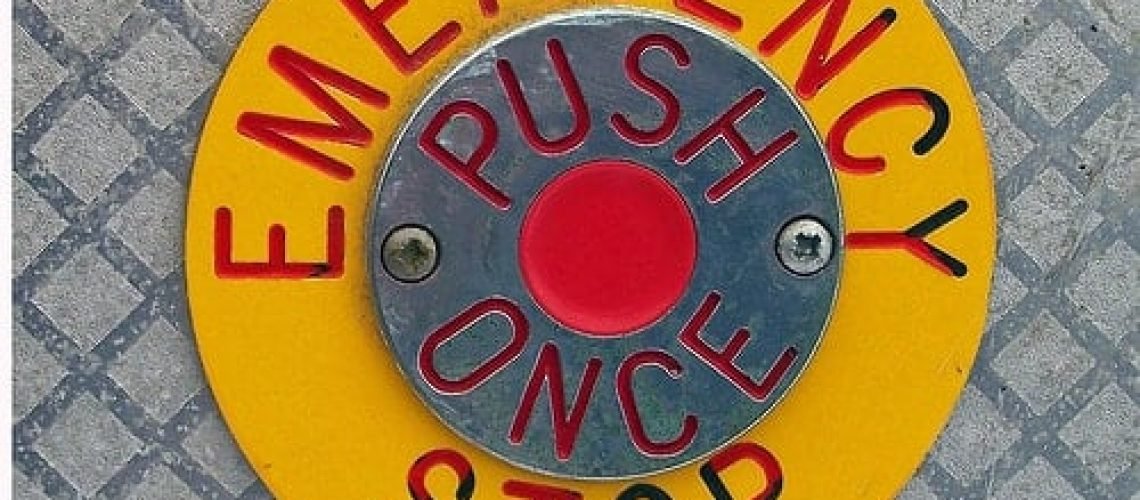 Local Man Has No Idea How To Press Release Emergency Stop Button