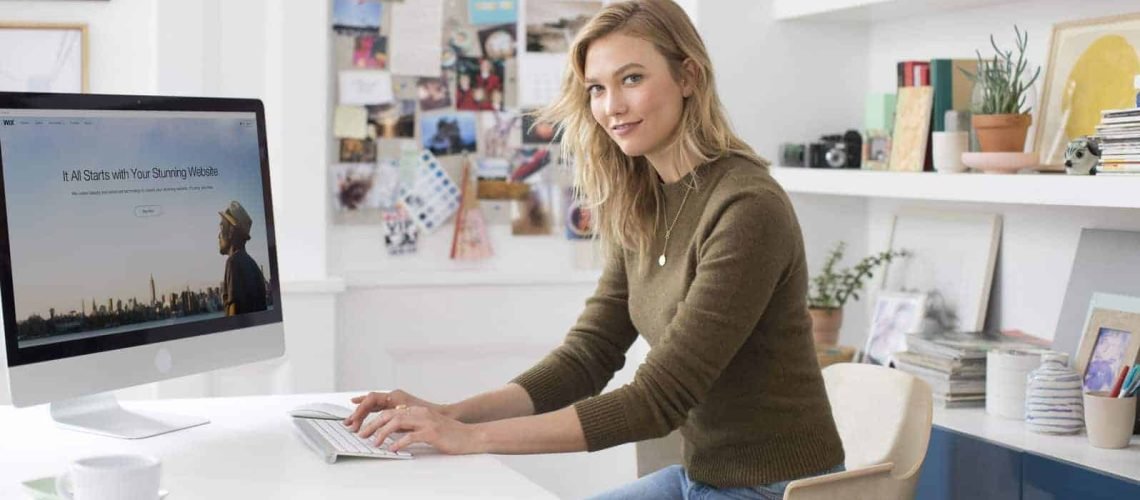 Karlie Kloss Creates a Website with Wix.com