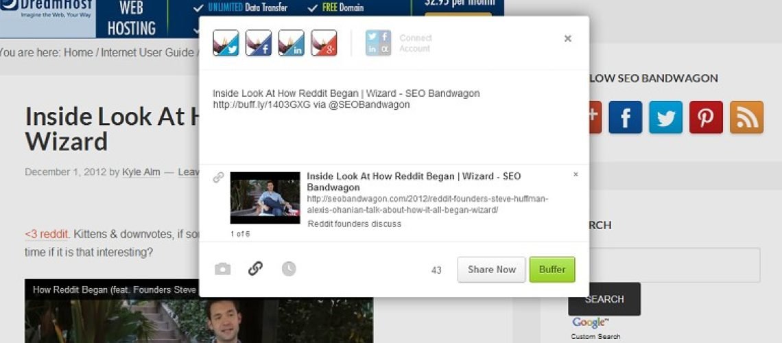 Schedule Google+ Posts With Buffer